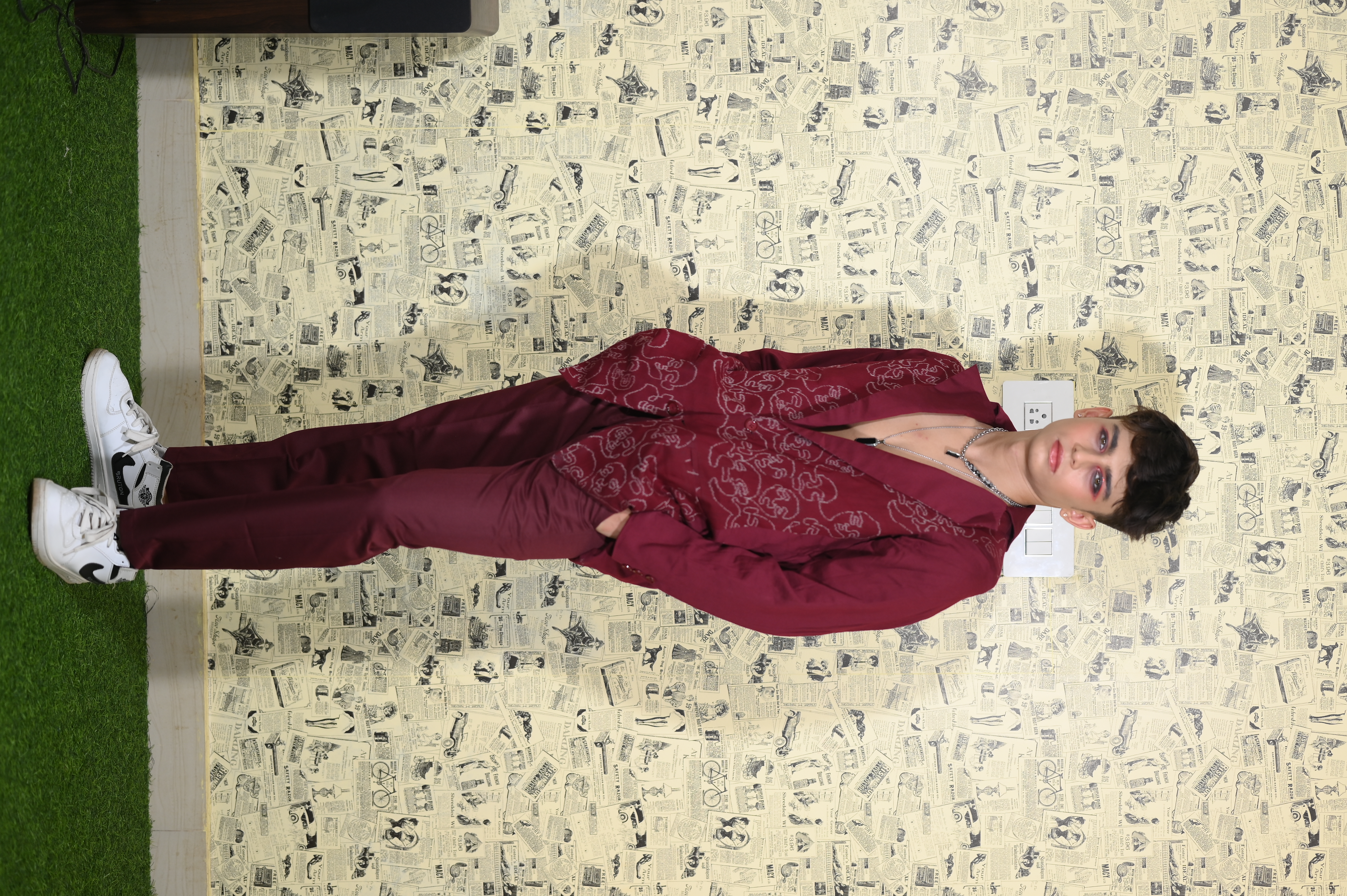 Summer Floral Dress - Back View